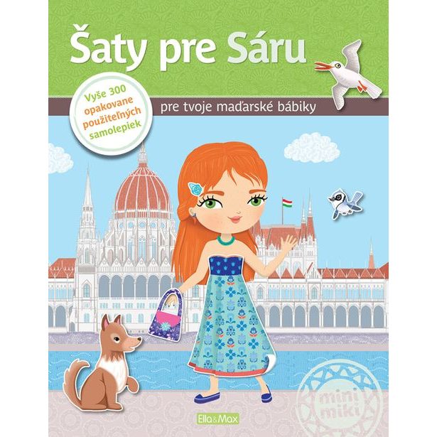 Šaty pre SÁRU ─ Kniha samolepiek Baagl