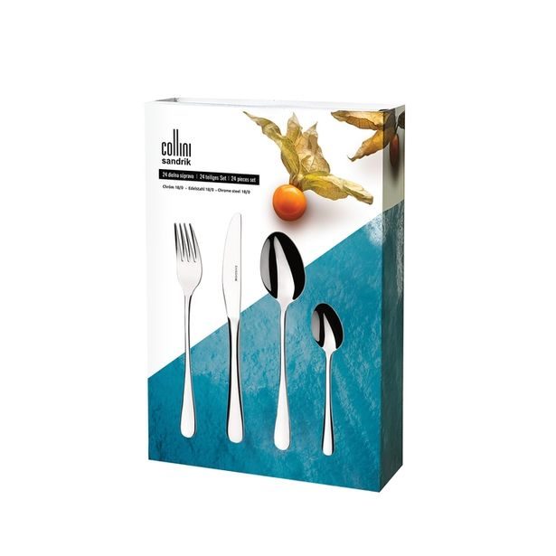 sada příbor.24dílná HOTEL, leštěná, NR