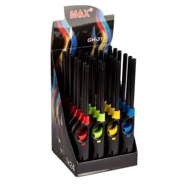 zapalovač 25cm, 6barev, plnící