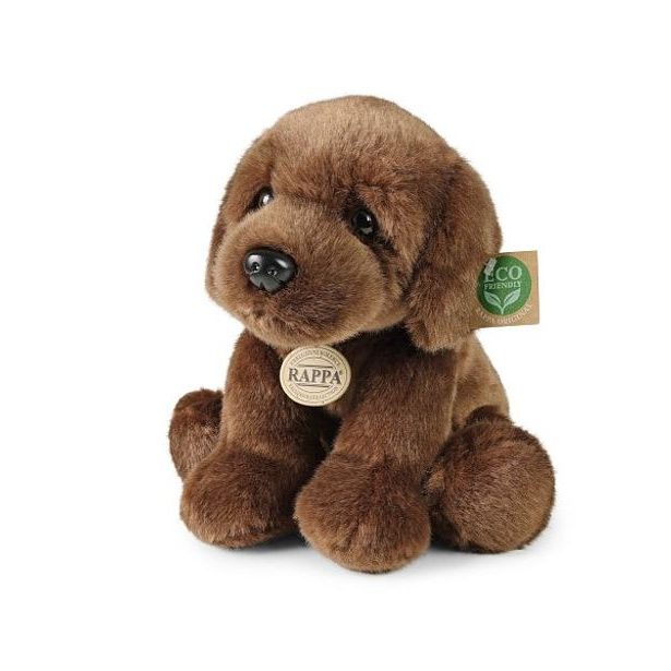 RAPPA Plyšový pes labrador sedící 26 cm ECO-FRIENDLY