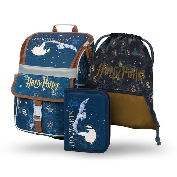 BAAGL 3 SET Zippy Harry Potter Bradavice: aktovka, penál, sáček Baagl