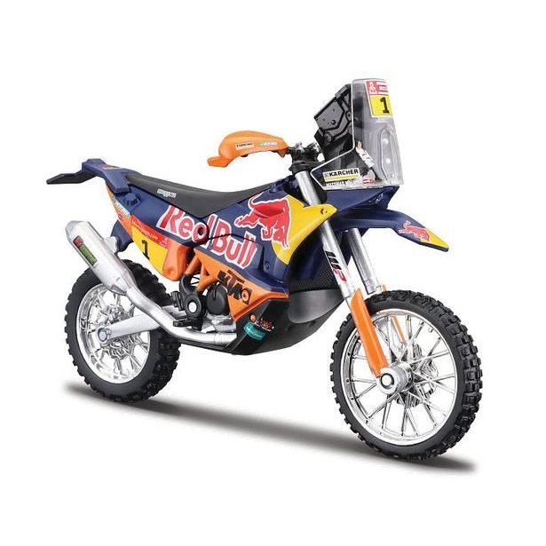 Bburago Bburago - Motocykl, CYCLE, Red Bull KTM Rally 2019 (Dakar Rally), 1:18
