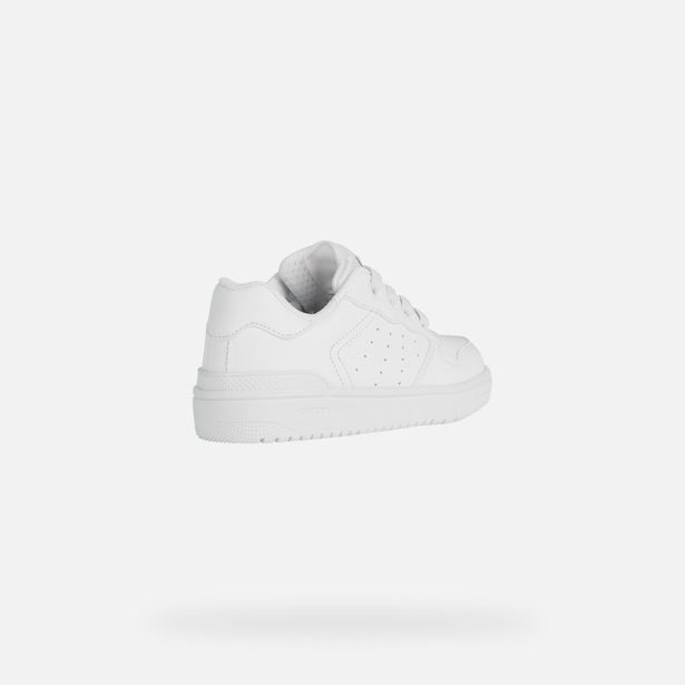 Bílé dívčí tenisky Geox Washiba