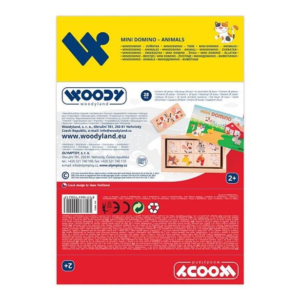 Minidomino "Zvířátka"