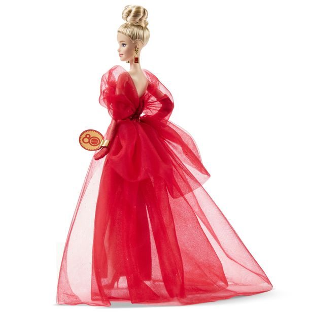 Barbie panenka blondýnka 80. výročí mattel