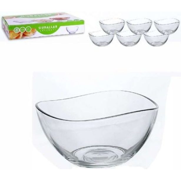 miska 220ml, 6ks, VIRA, komp., sklo 5,2x10,4