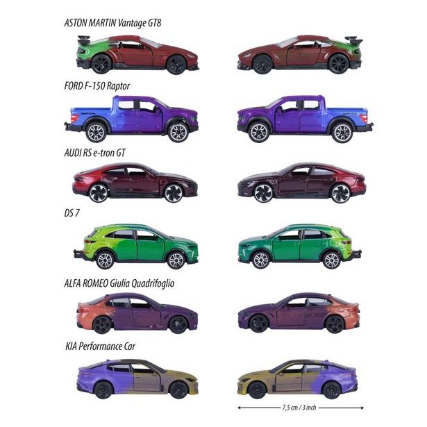 Autíčko Color Changers, 6 druhů