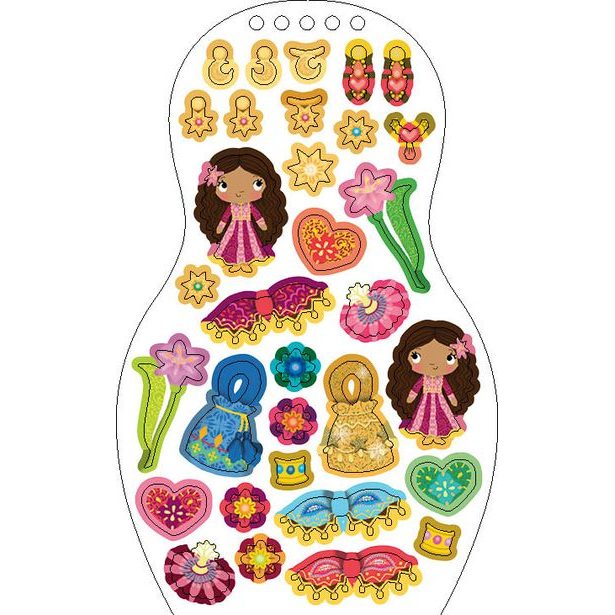 Obliekame jordánske bábiky ZEINA – Maľovanky Baagl