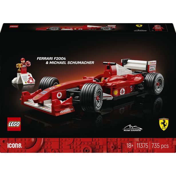 Ferrari F2004 a Michael Schumacher