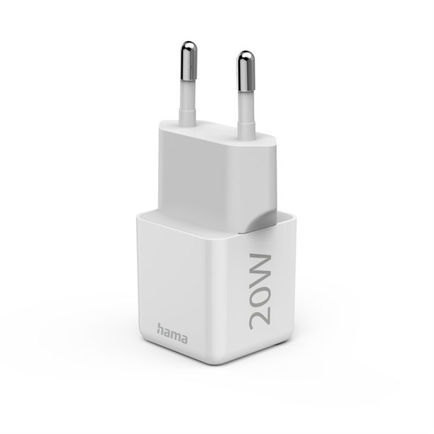 Hama rychlá USB nabíječka, USB-C PD/QC 20 W, super-mini