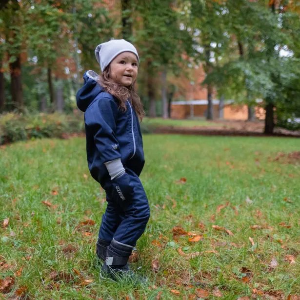 ESITO Rostoucí zimní softshellová kombinéza Lamb Navy Blue - modrá