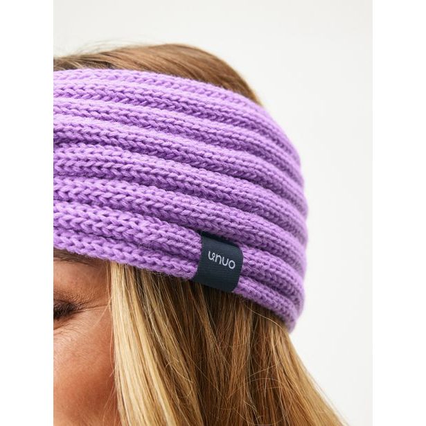 Unuo Čelenka pletená Twist, Lila