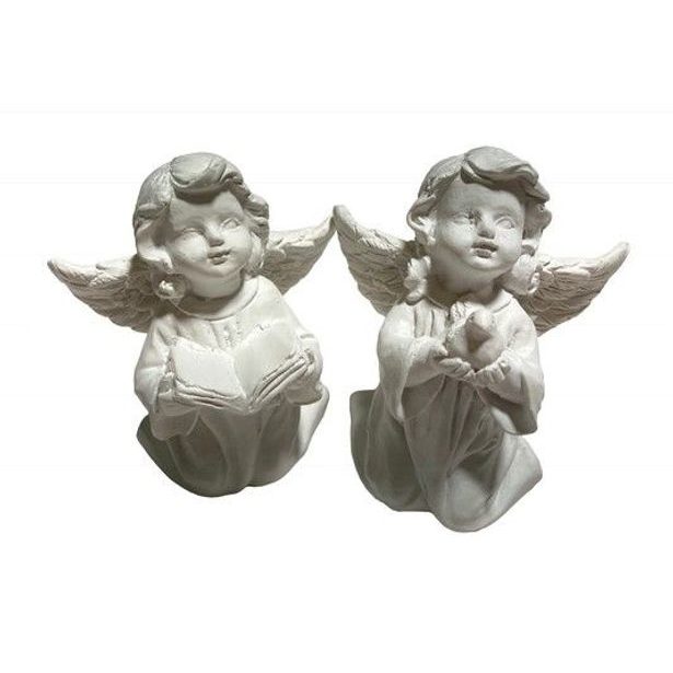 ANDĚL s knihou, 8x5x4cm, polyresin