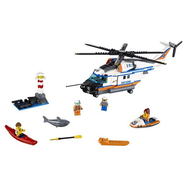 Lego City 60166 Výkonná záchranářská helikoptéra