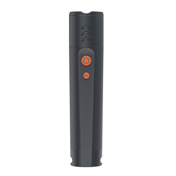 Hama FLX350, LED svítilna, hliníková, 350 lm / 230 m, 4 režimy+SOS, IP44, zoom, karabinka, baterie
