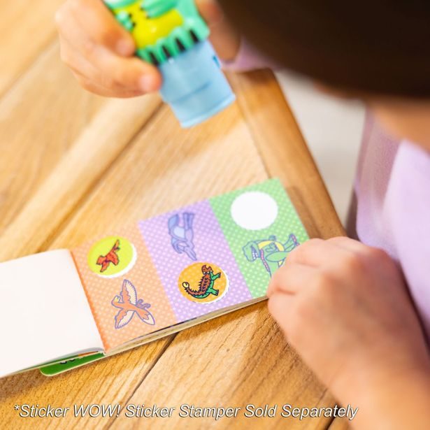 MELISSA & DOUG STICKER WOW NÁPLNĚ SAMOLEPEKDINOSAUŘI