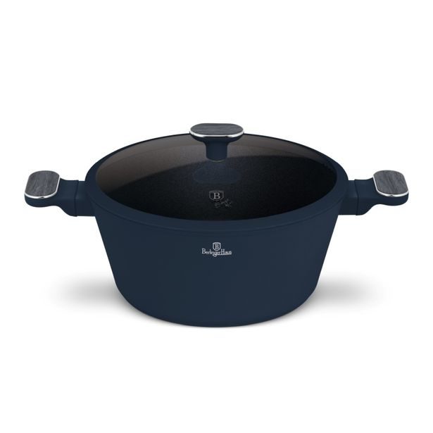 BERLINGERHAUS Kastrol s titanovým povrchem a poklicí 28 cm Deep Sea Collection BH-8378