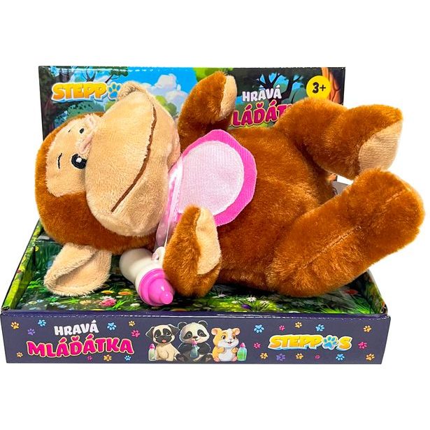 STEPPOS Interaktivní opička s lahvičkou