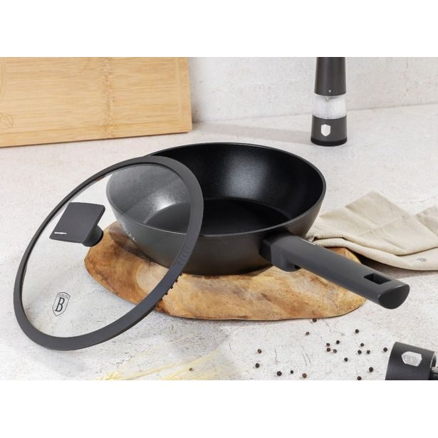 BERLINGERHAUS Sada nádobí s titanovým povrchem 15 ks Antracit Collection BH-8141