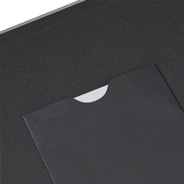 Hama album klasické spirálové FINE ART 28x24 cm, 50 stran, kamenná šedá, černé listy