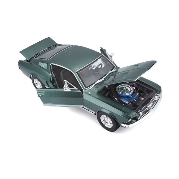 Maisto Maisto - 1967 Ford Mustang Fastback, metal zelená, 1:18