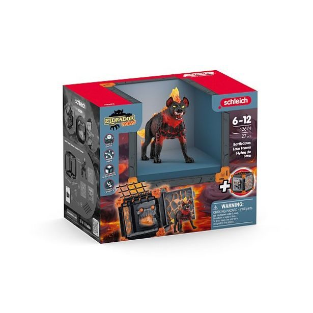 SCHLEICH Aréna BattleCave lávové hyeny