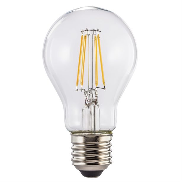 Xavax LED Filament, E27, 806 lm Replaces 60 W, Incand. Bulb, warm wh., cl., Dimm.