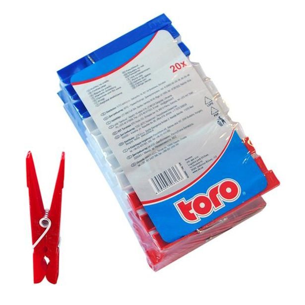 TORO količky na prádlo 20 ks_hamashop