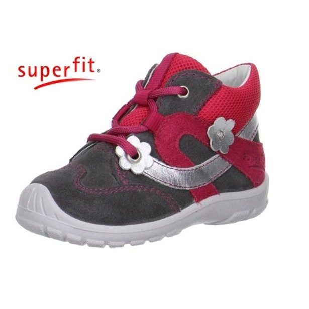 Dětská kožená obuv Superfit 0-08324-06 SOFTTIPPO stone kombi