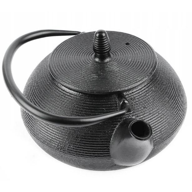 HIT Konvice na čaj litinová Sakura 0,8 l černá HT-22170637