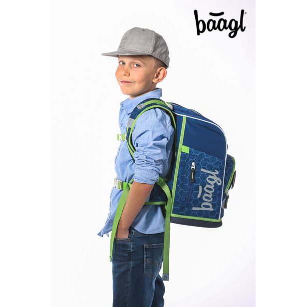 BAAGL SET 3 Zippy plus Fotbalový míč: aktovka, penál, sáček