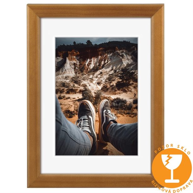 Dřevěný rámeček Hama BELLA, ořech, 29,7x42 cm (formát A3)