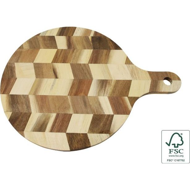 HIT Prkénko servírovací akátové dřevo 40x30x1,5cm HT-24501866