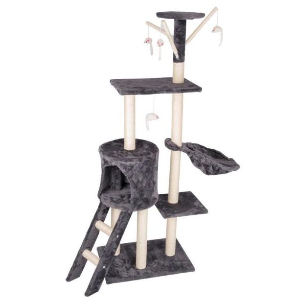 PET COMFORT Škrábadlo pro kočky s pelíškem víceúrovňové 140 cm ED-211816