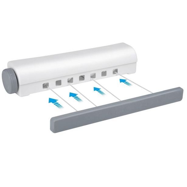 EXCELLENT HOUSEWARE Sušák na prádlo na zeď samonavíjecí 4 šňůry KO-CY5655960