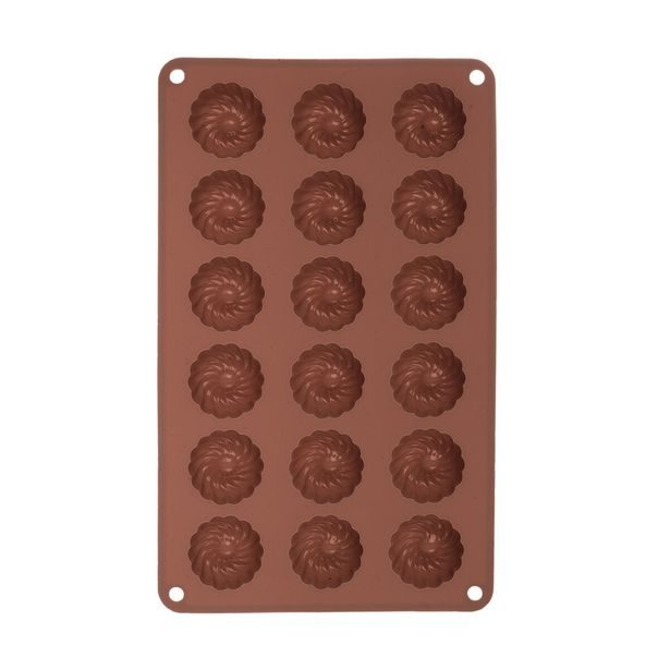 O Forma silikon mini věnečky 18 hnědá