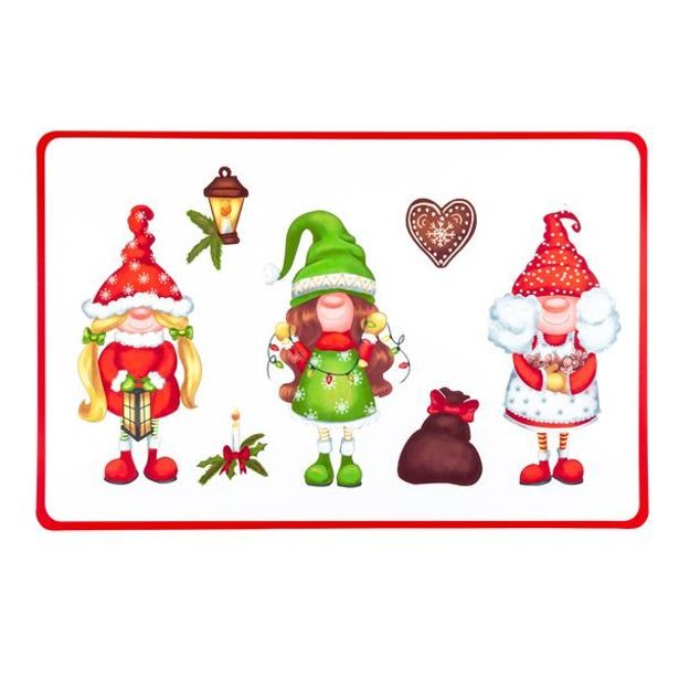 TORO PROSTÍRANÍ VÁNOČNÍ ELFÍCI PLAST, 28,5X44CM_hamashop