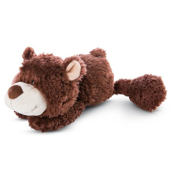 NICI plyš Medvěd hnědý ležící, 20 cm (eco-green)