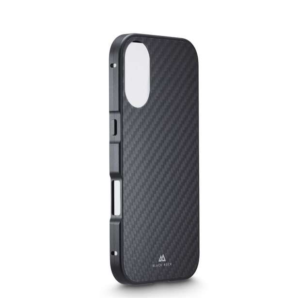 Black Rock 360° Glass, kryt pro Apple iPhone 17, skleněný, přední + zadní díl, karbonová úprava
