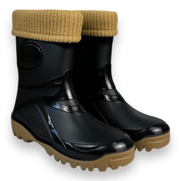 Dětské zateplené holínky YOUNG 2 FUR - Černá