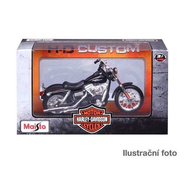 Maisto M. Harley-Davidson Motorcycles, assort, window box, 1:18