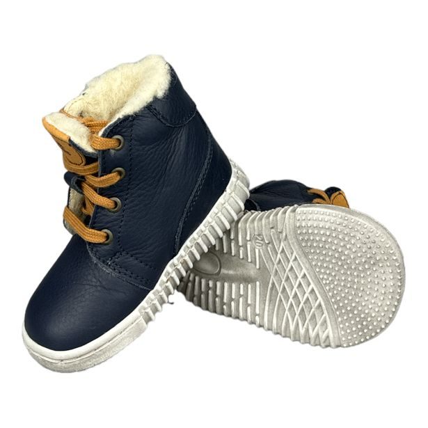 Dětské zimní boty "Bosé pegresky" Pegres 1705 modré