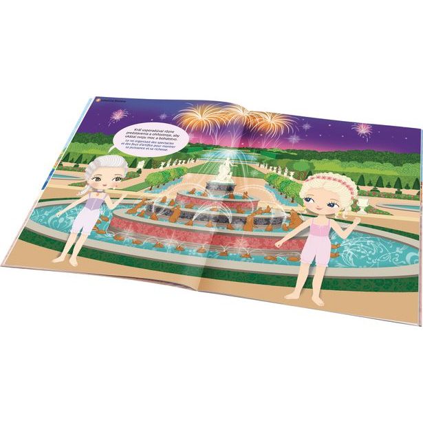 Šaty pro princeznú EMMU ─ Kniha samolepiek