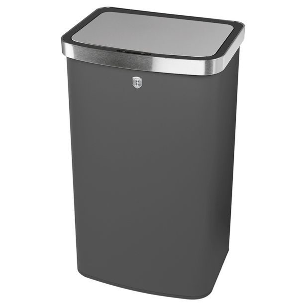 BERLINGERHAUS Koš odpadkový se senzorovým otvíráním 60 l Anthracite Collection BH-9798
