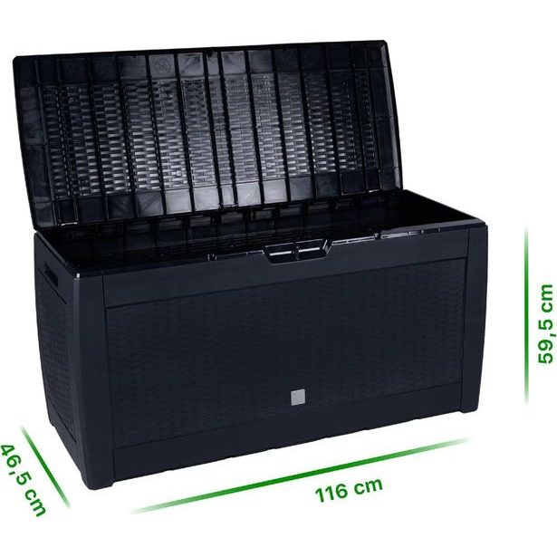 KINZO Zahradní úložný box 310 L ED-225422