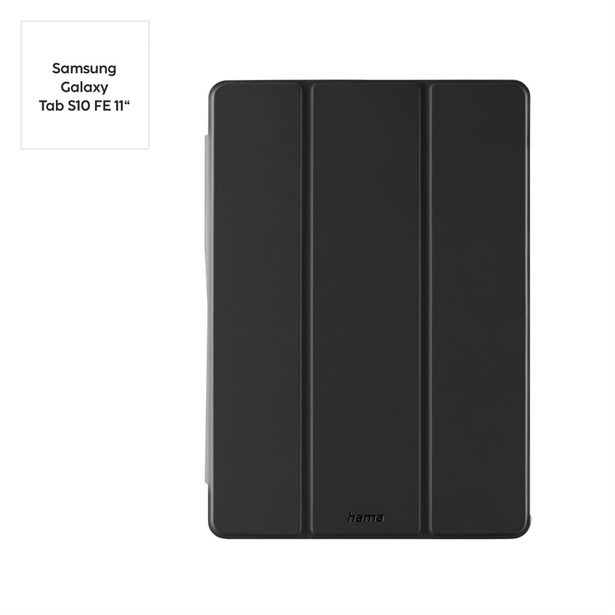 Hama Fold Clear, pouzdro pro Samsung Galaxy Tab S10 FE/S9 FE 10,9", s přihrádkou na pero, černé