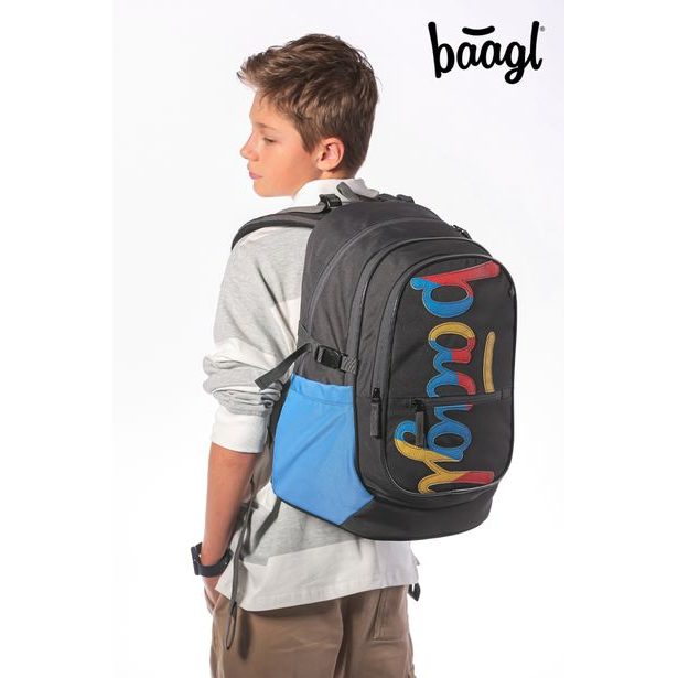 BAAGL Školní batoh Core Logo Mix