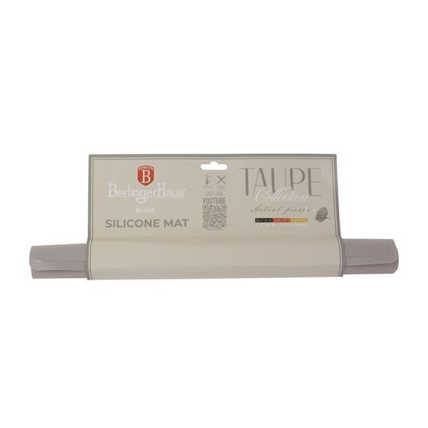 BERLINGERHAUS Silikonový vál na těsto 62×42 cm Taupe Collection BH-7462
