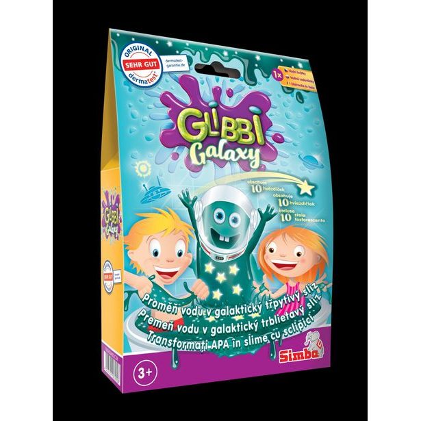 Glibbi Galaxy Slime s hvězdičkami, DP10