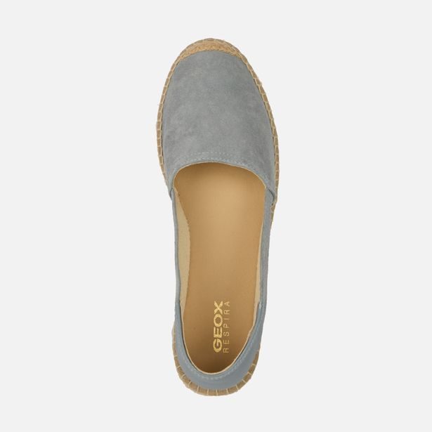 Šedé dámské slip on Geox Lampedusa